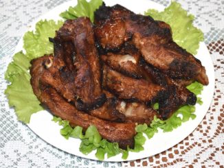 Свиные ребрышки в духовке
