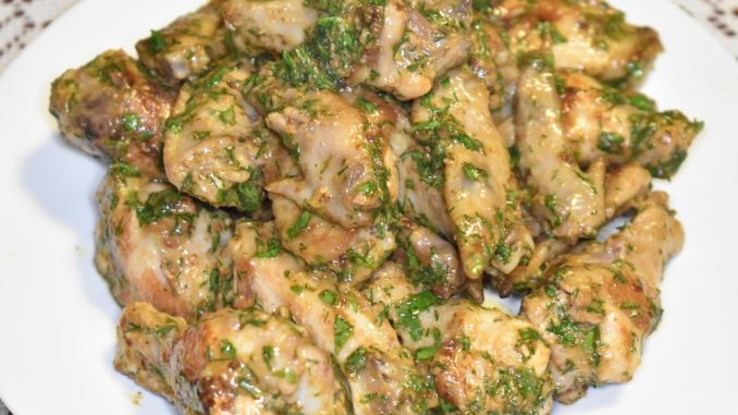 Куриные крылышки в чесночном соусе-10 Куриные крылышки в чесночном соусе