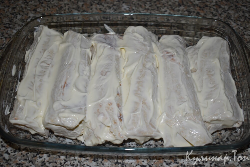 Куриная грудка в лаваше