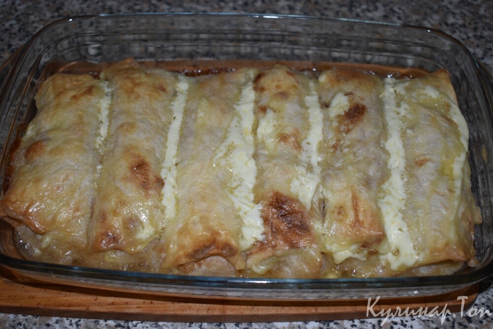 Куриная грудка в лаваше