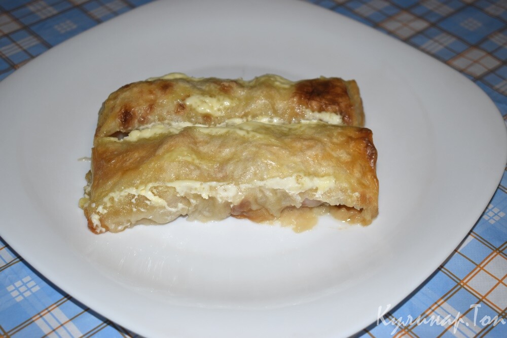 Куриная грудка в лаваше