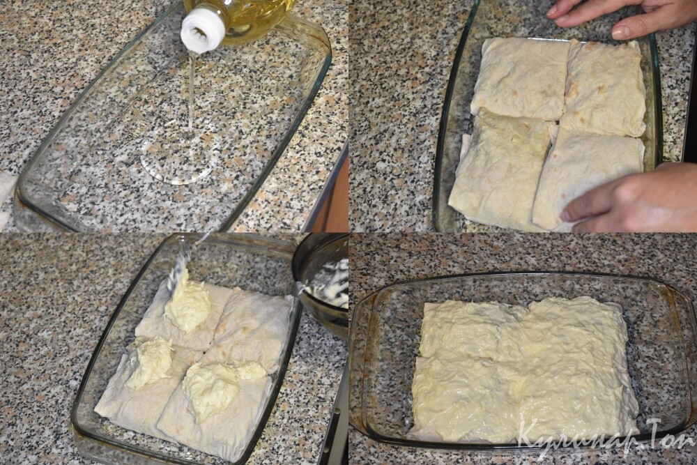 Морской язык в лаваше