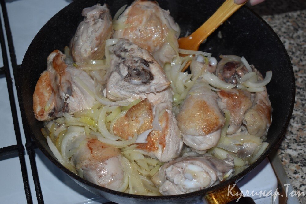 Курица в абхазском соусе