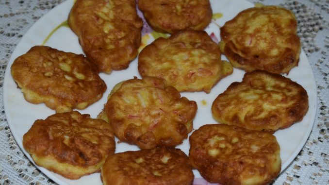 Оладьи с крабовым мясом-07 Оладьи с крабовым мясом