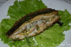 Скумбрия в духовке