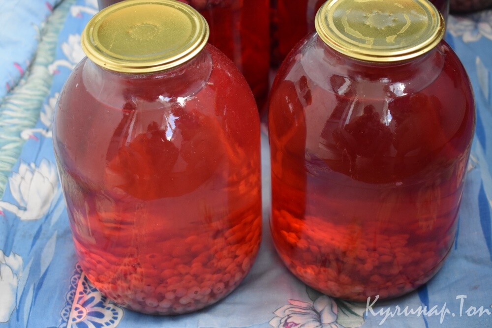 Компот из красной смородины