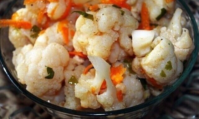 Маринованная цветная капуста Маринованная цветная капуста