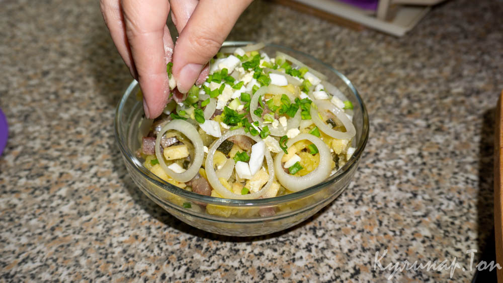 Салат селедочный по немецки